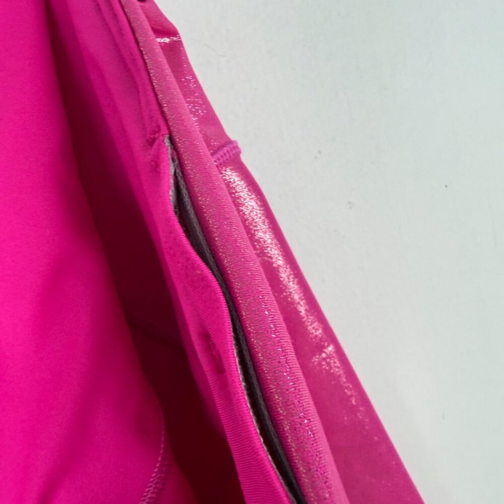 NWT GAP Fit Recycled Power Bike Short 7" Hi-Rise Pink Shimmer Size XS NEW - Picture 13 of 14